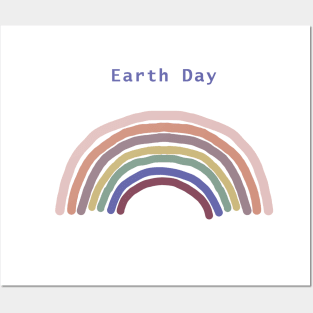 Balanced Rainbow Earth Day Posters and Art
